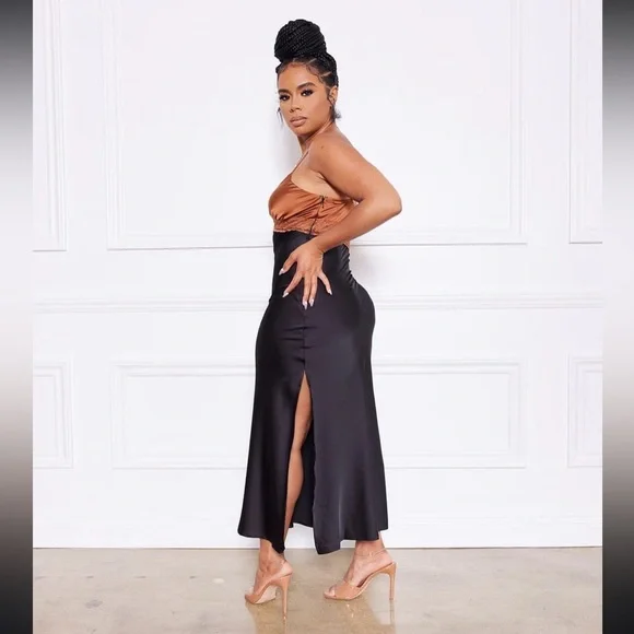 NWT House of Chic LA | A Silk Moment | Dress | Small - Picture 2 of 8